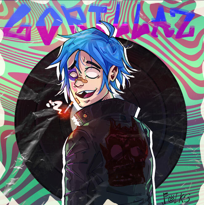 2D Gorillaz - Fanart